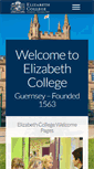 Mobile Screenshot of elizabethcollege.gg